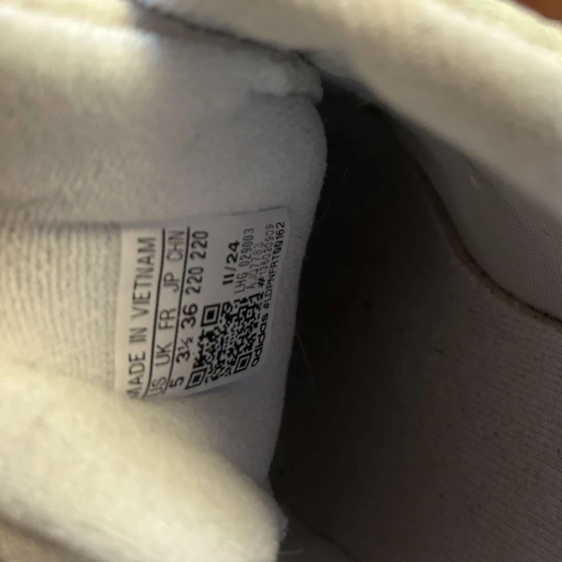 Adidas Campus sneakers vit/röd mocka - 4