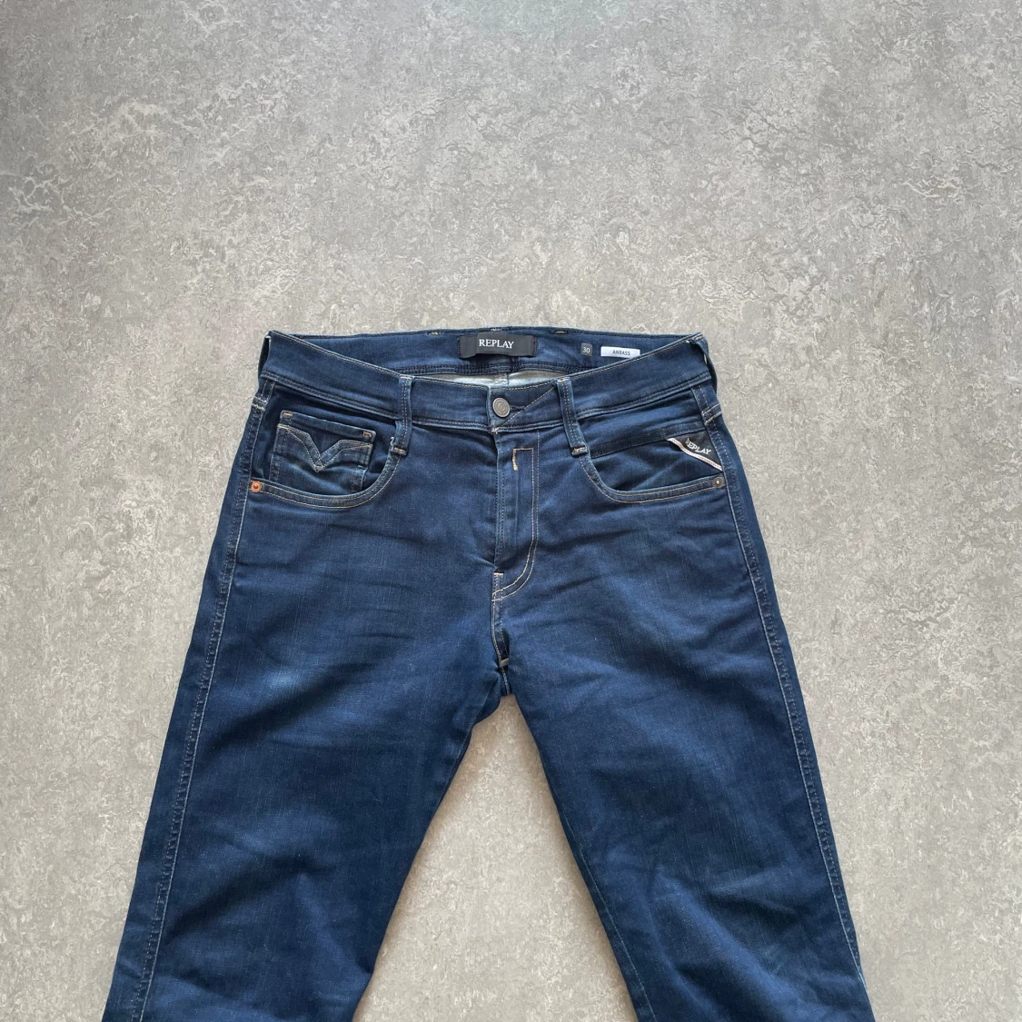 Replay Anbass jeans mörkblå - 2