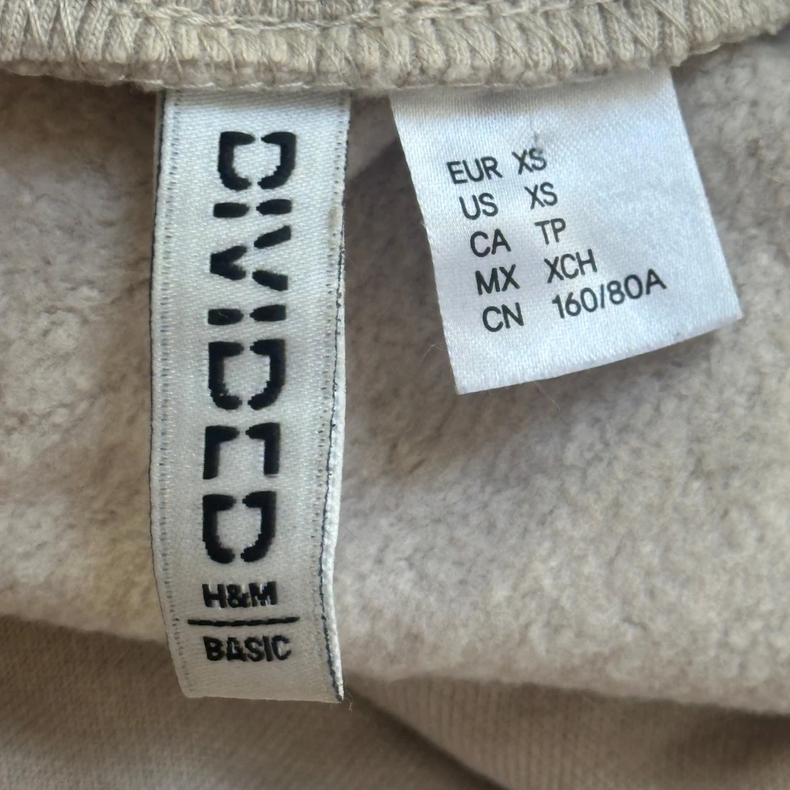 Beige sweatshirt från H&M Basic XS - 1