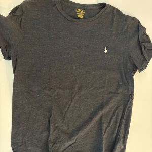 Svart t-shirt från Polo Ralph Lauren - Svart t-shirt från Polo Ralph Lauren med klassisk passform och korta ärmar. T-shirten har rund halsringning och den ikoniska broderade loggan i vitt på bröstet. Tillverkad i mjuk bomull som känns skön mot huden. Perfekt för en clean och stilren look.