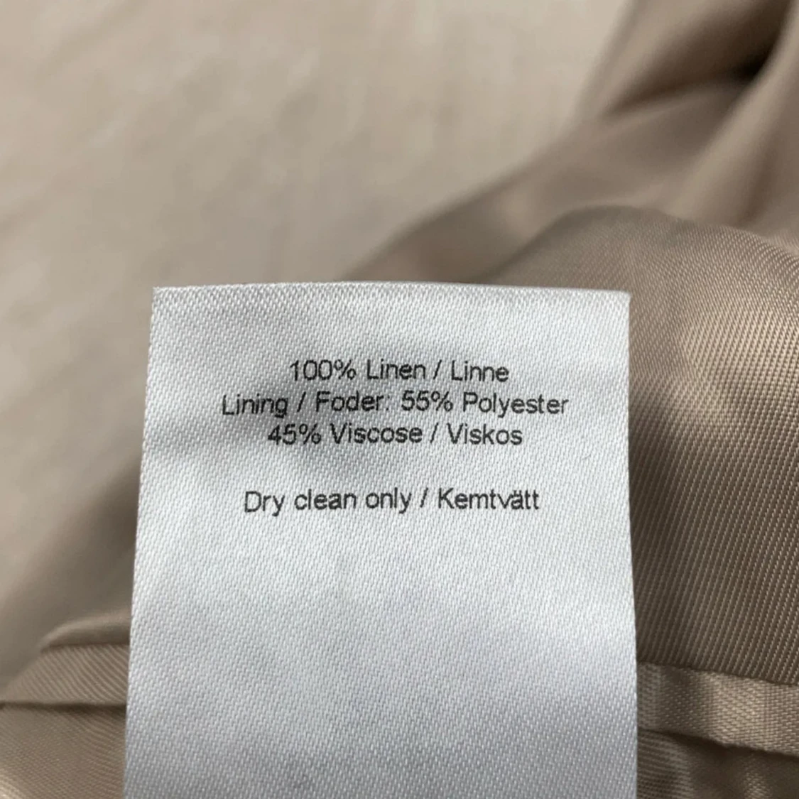 Beige linnékavaj från Bläck - 3