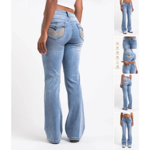 Madlady bootcut jeans  - Madlady Taylor low waist. Säljes då dom blev för stora, endast använda fåtal tillfällen💗 Strl: 34 Tall nypris: 799kr