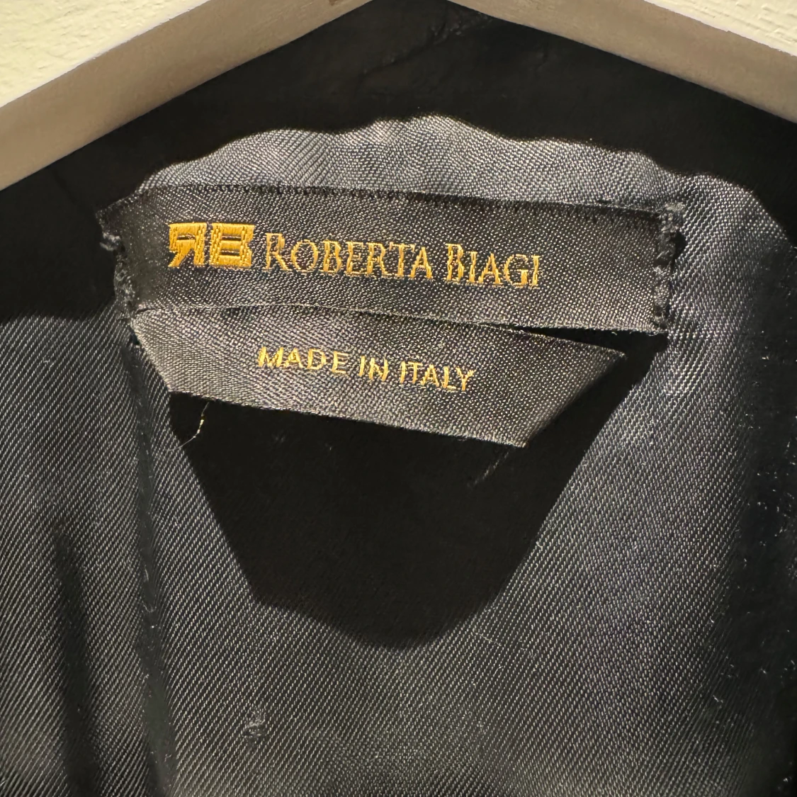 Svart skinnjacka Roberta Biagi - 4