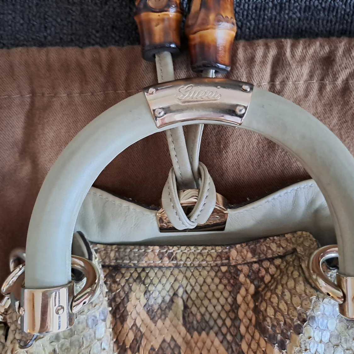 Limited Edition Indy Phyton Gucci väska - 1