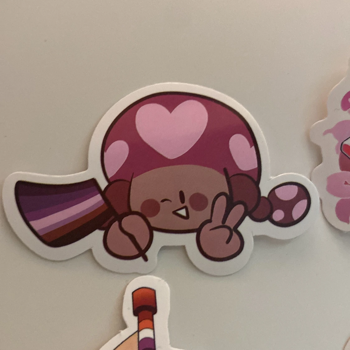 Lesbiska DnD-inspirerade klistermärken - 1