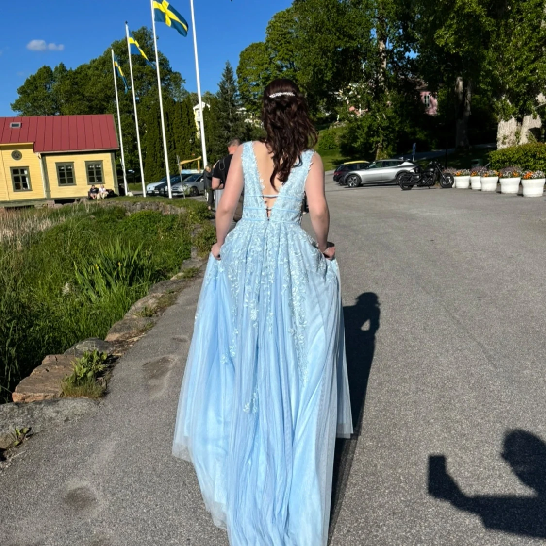 Blå balklänning - 2