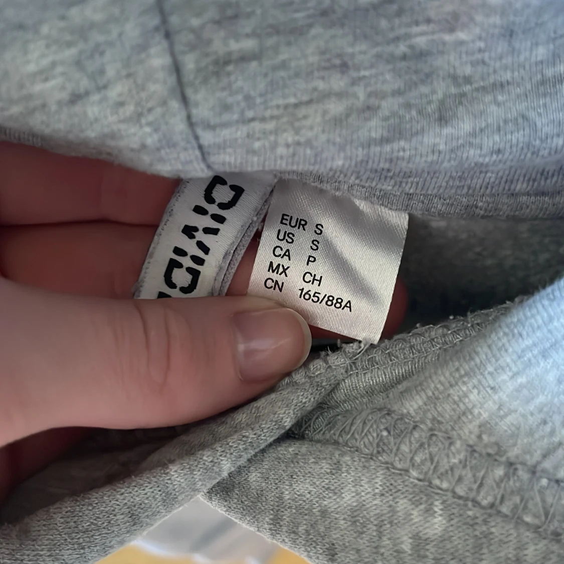 Grå mysig hoodie🤍✨🫧 - 2