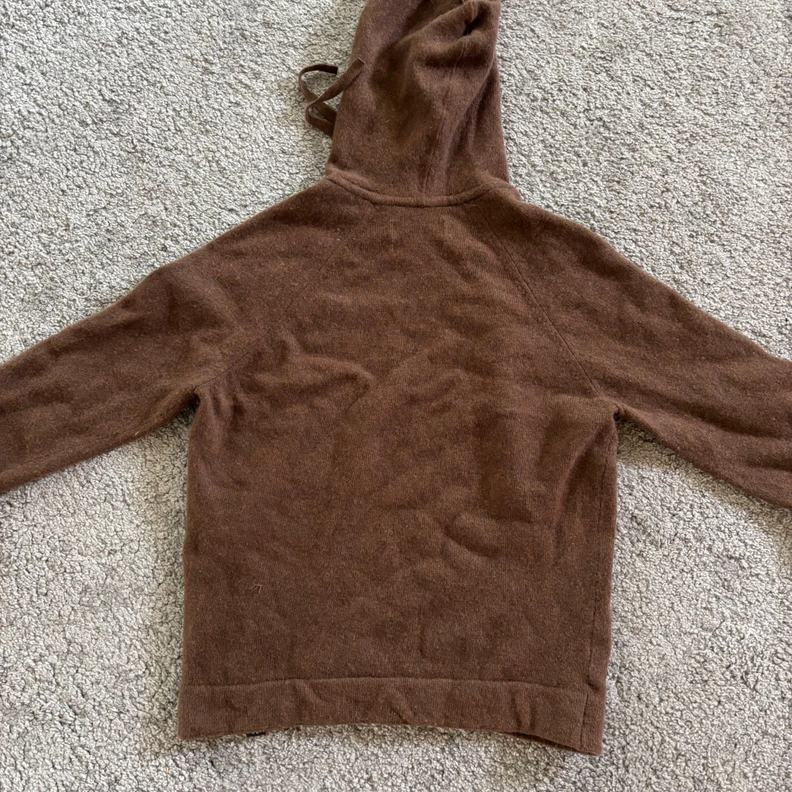 Brun hoodie i ull från Marc O'Polo - 2