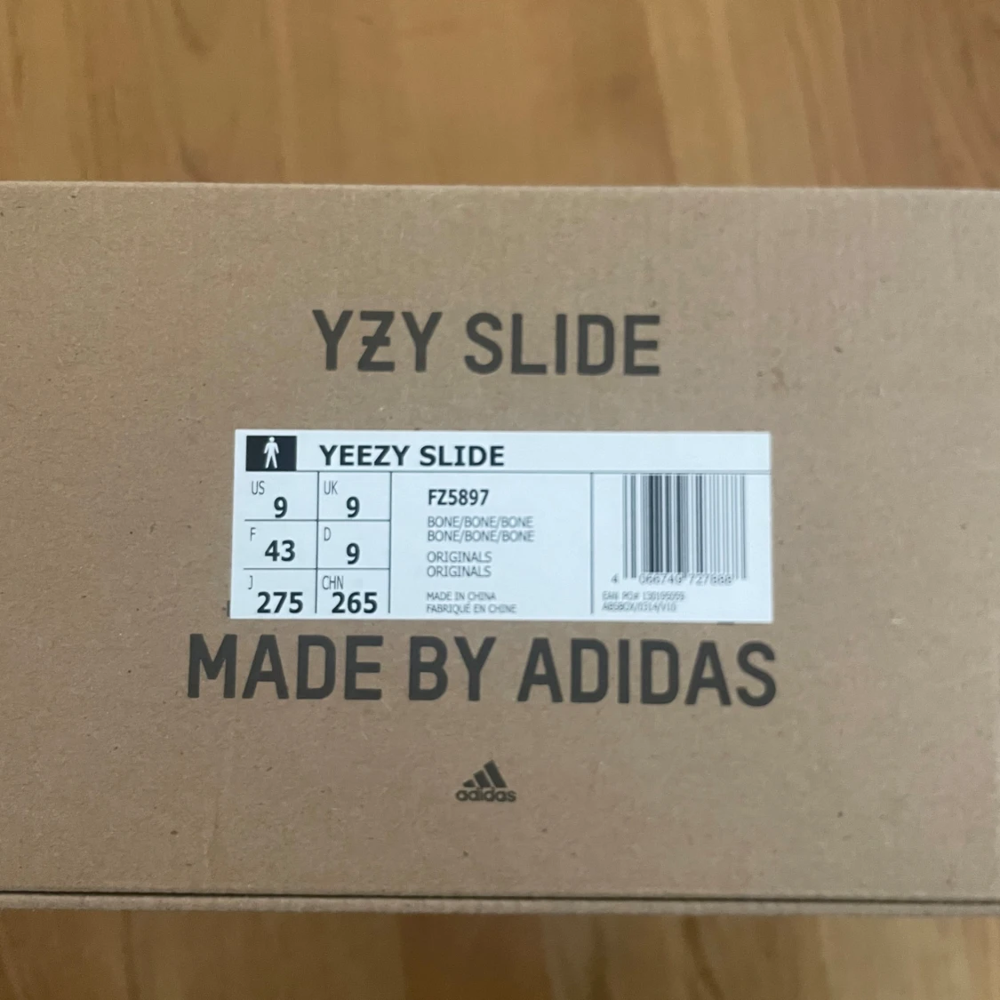 Yeezy slide ”Bone” strl 43 - 4
