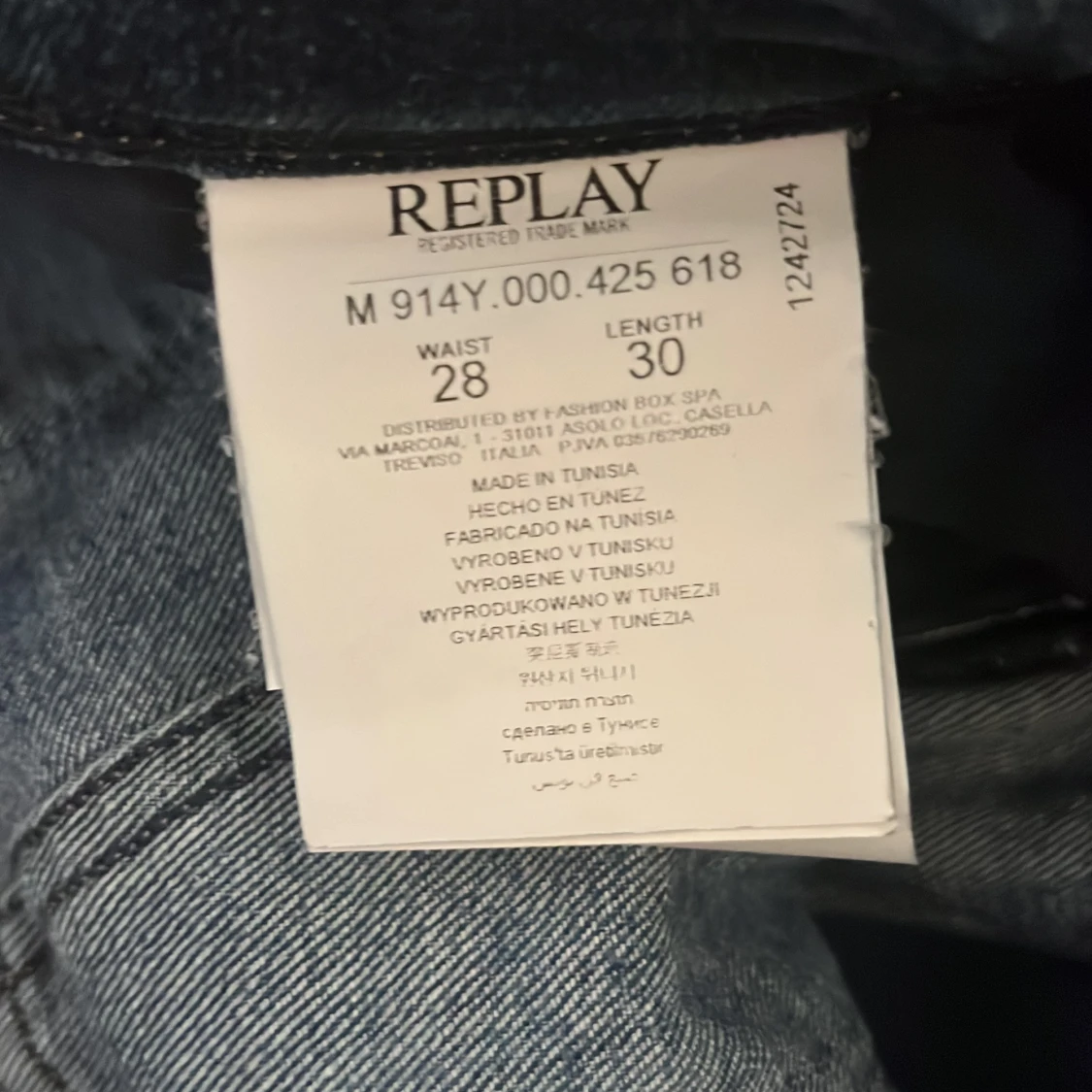 Replay Anbass skinny jeans blå - 3