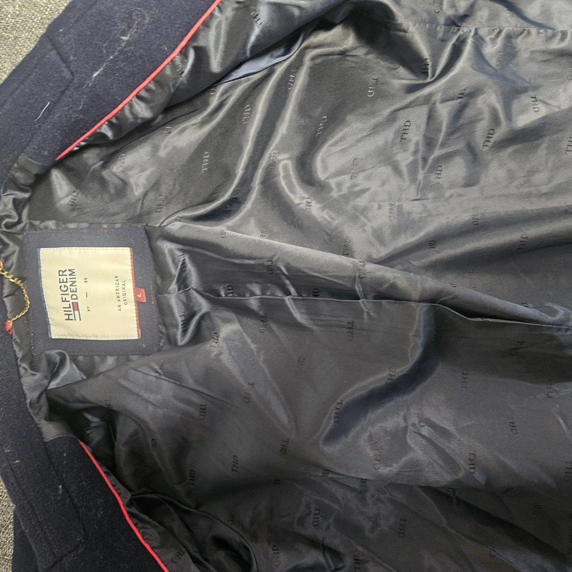 Marinblå skepparkavaj Hilfiger Denim - 3