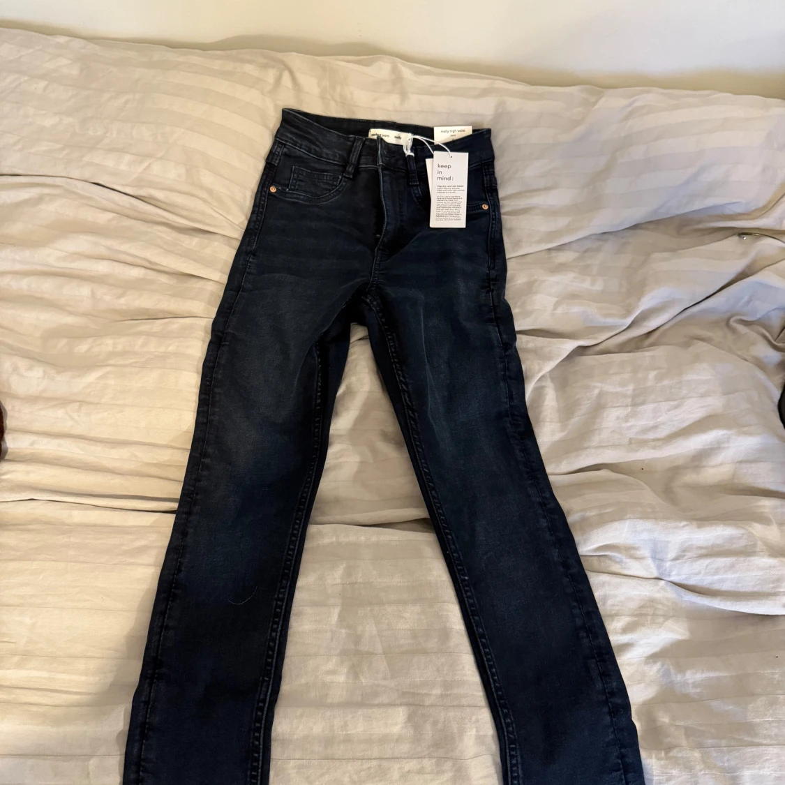 Mörkblå Molly high waist jeans S - 2