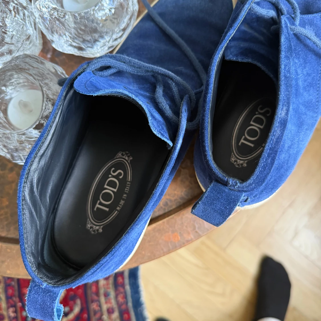 Blå mocka boots från Tod's - 1