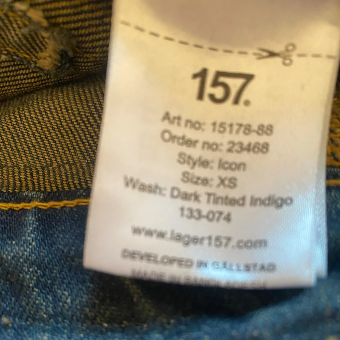 Blå jeans från 157 - 4