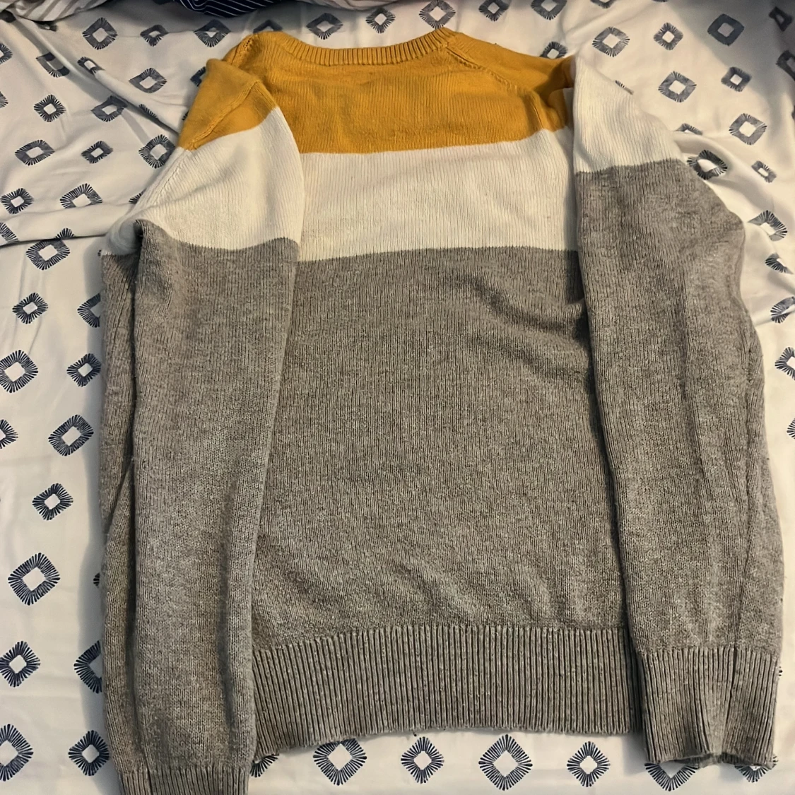 GANT färgblockad stickad tröja - 1