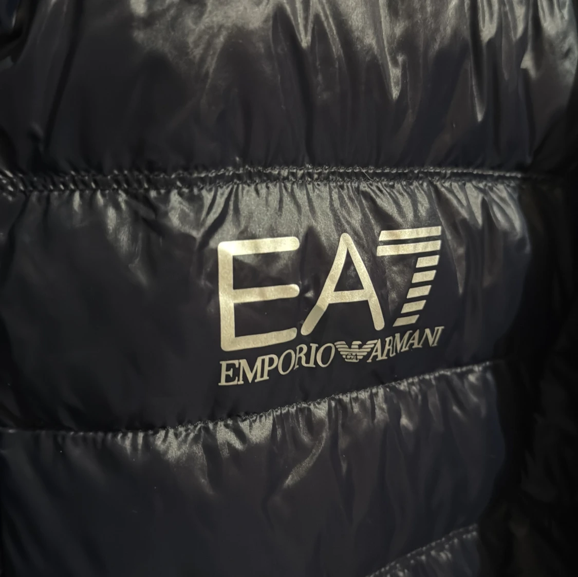 Svart pufferjacka EA7 Emporio Armani - 1