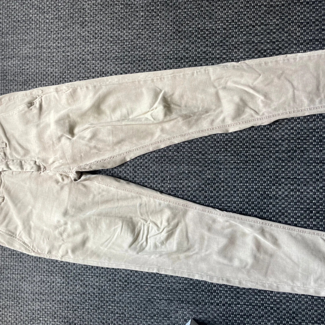 Beige Replay Hyperflex chinos - 1