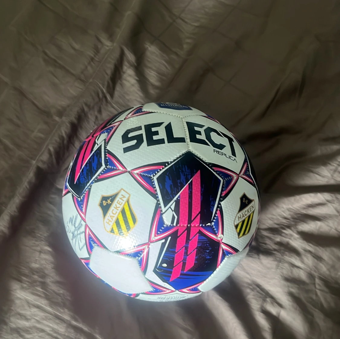 Signerad Bk Häcken fotboll 