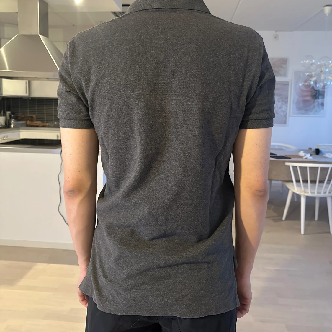 Ralph Lauren Mörkgrå pikétröja  - 1