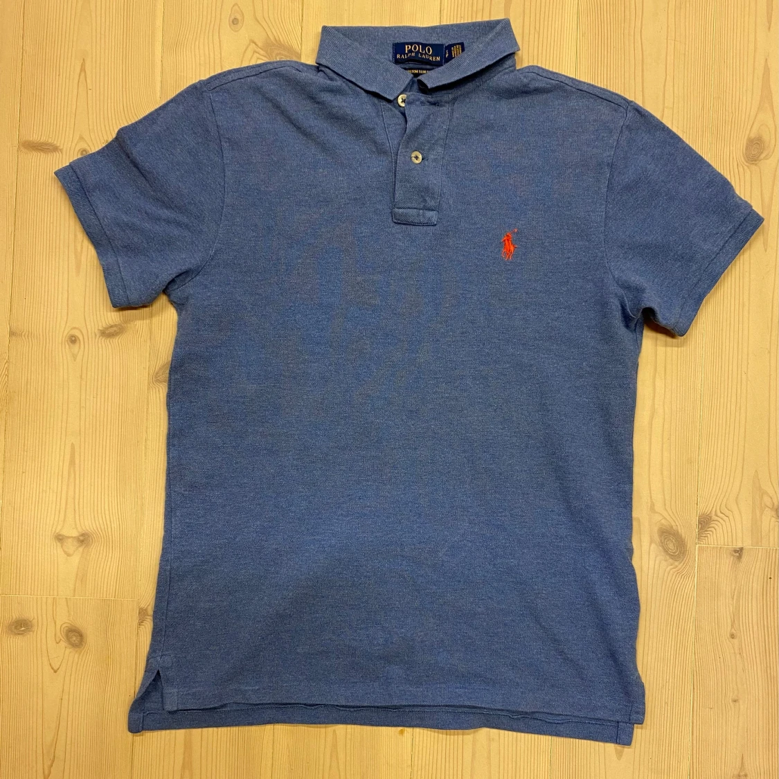 Ljusblå  pikétröja från Ralph Lauren - 1