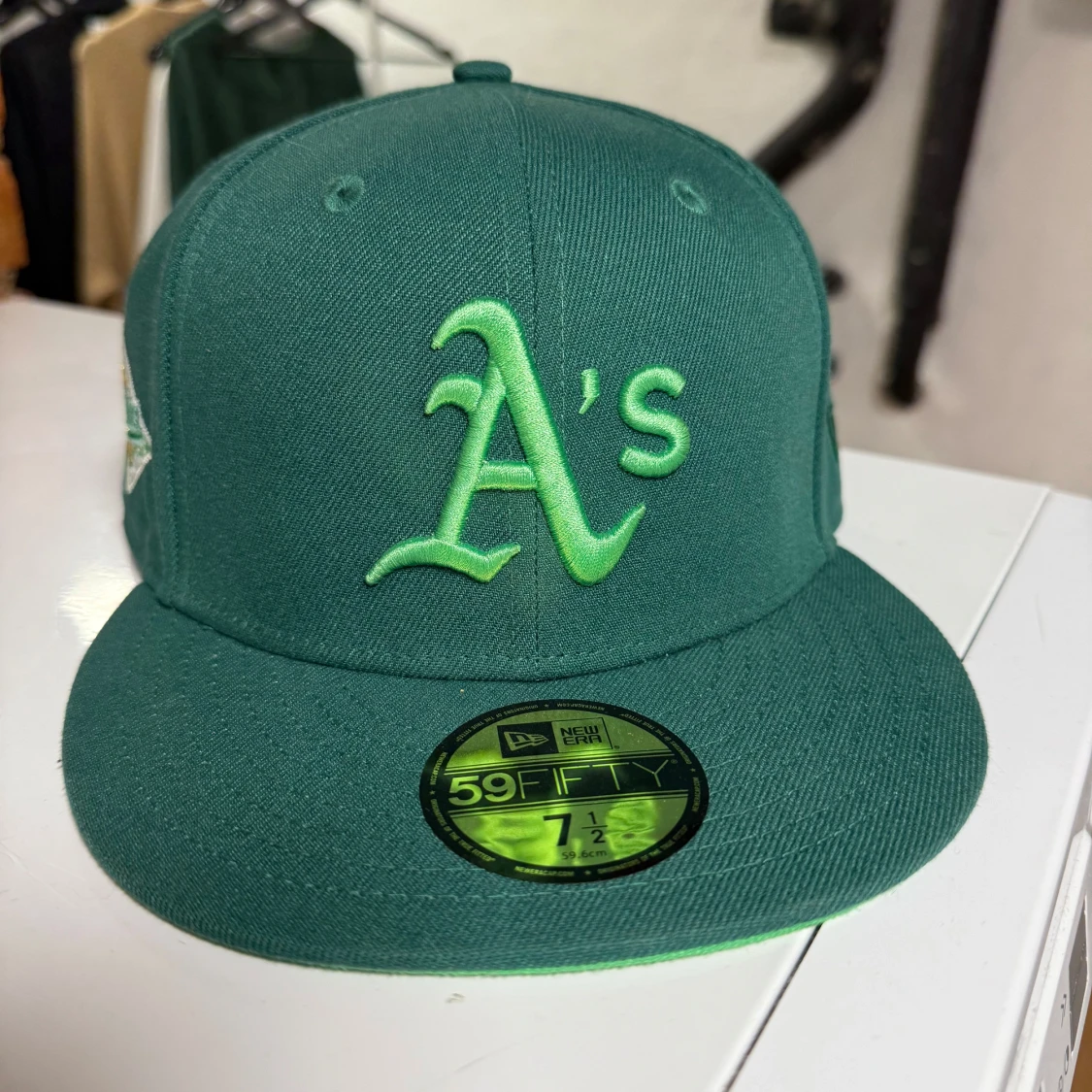 Grön Oakland Athletics keps från New Era