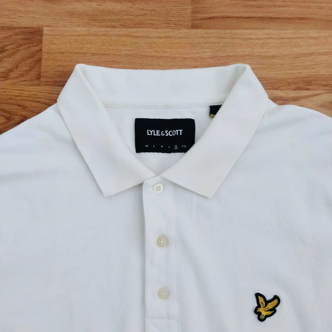 Vit pikétröja från Lyle & Scott - 1