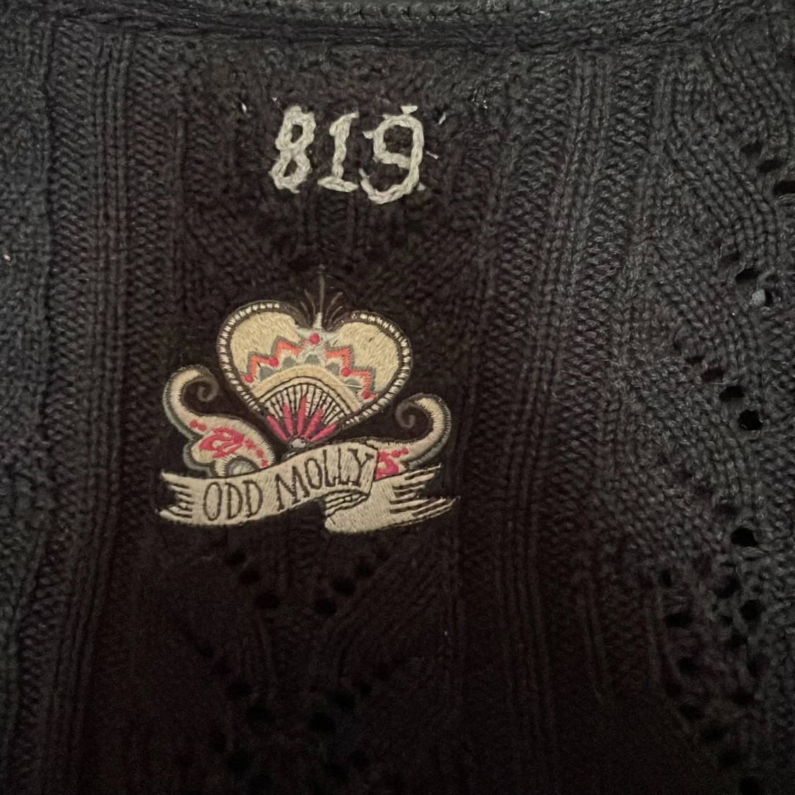 Svart stickad kofta från Odd Molly - 2