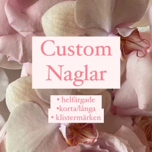 Custom naglar - Naglarna anpassas efter dina önskemål, sticky tabs ingår <3