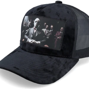 Calza Pennello "The Godfather" truckerkeps onesize - Endast använd ett fåtal gånger där av i väldigt bra skick, velvet tyg framtill, nypris 399kr