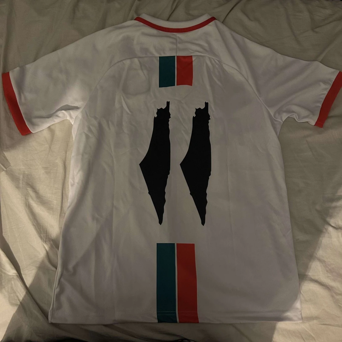 Vit fotbollströja från PC Palestina - 1