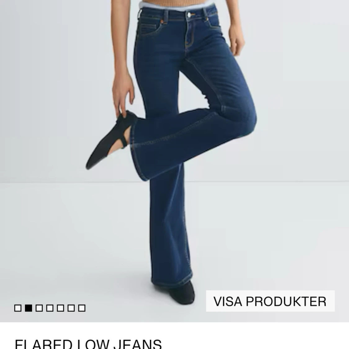 Flared low jeans 