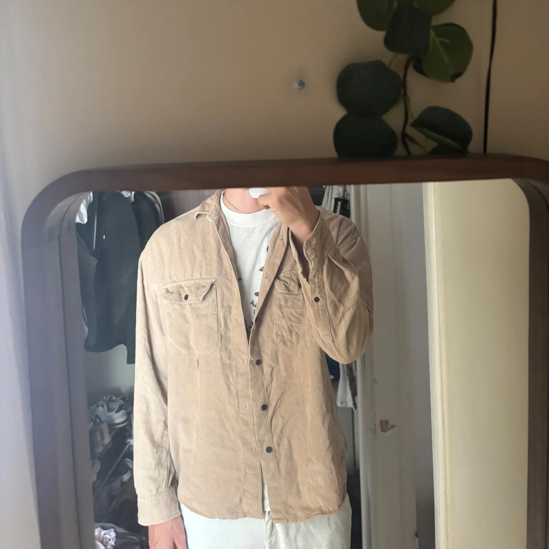 Beige overshirt Asos