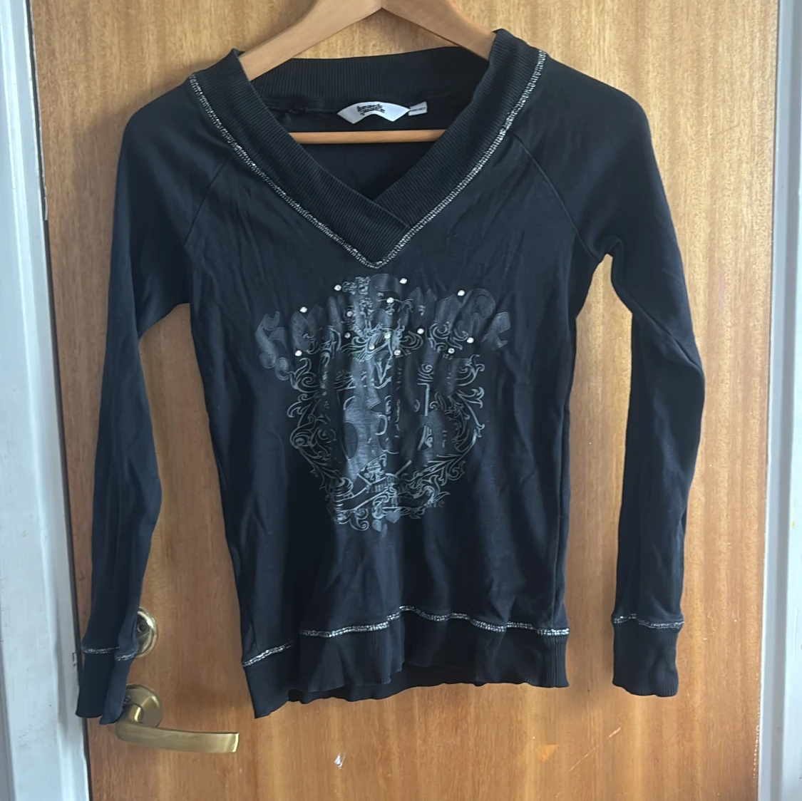 Svart långärmad tröja Heart Quality