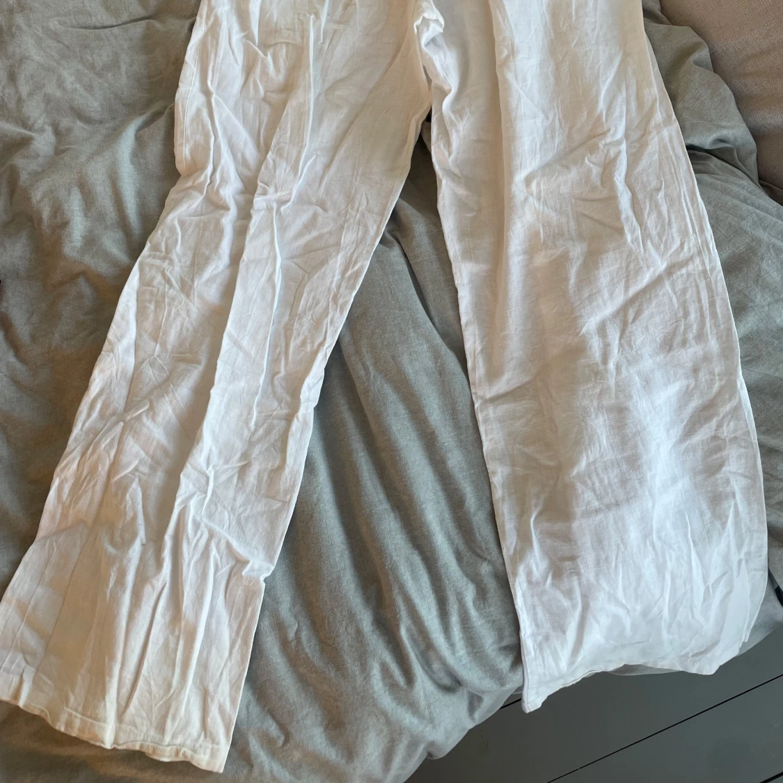 Vita linnebyxor - 2