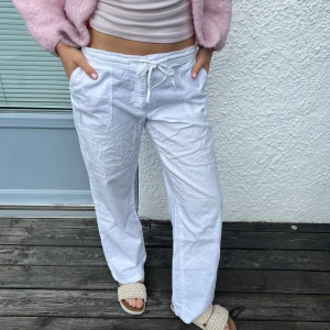 Lågmidjade linnebyxor - Superfina, är 170
