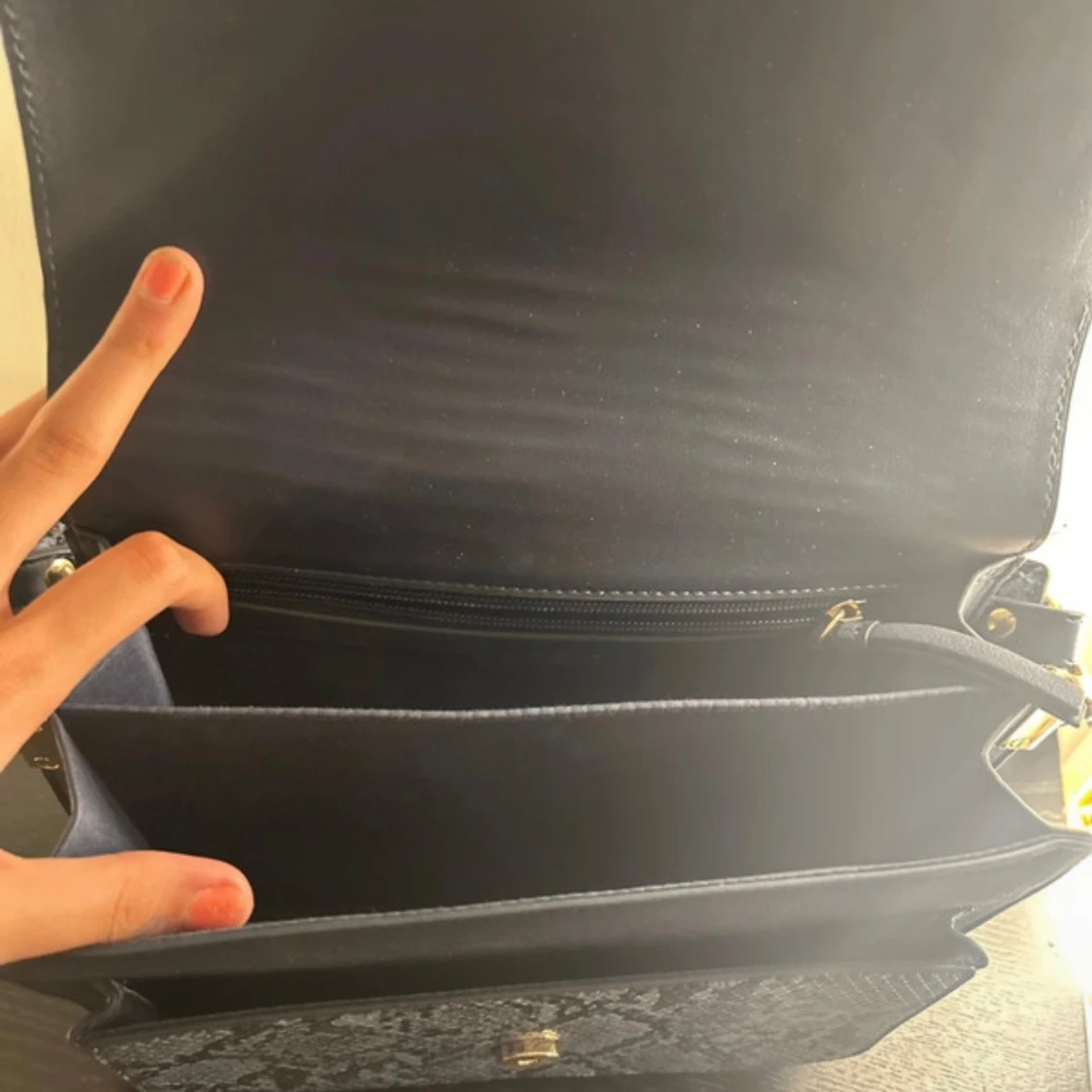 Svart quiltad axelväska från Noella - 2