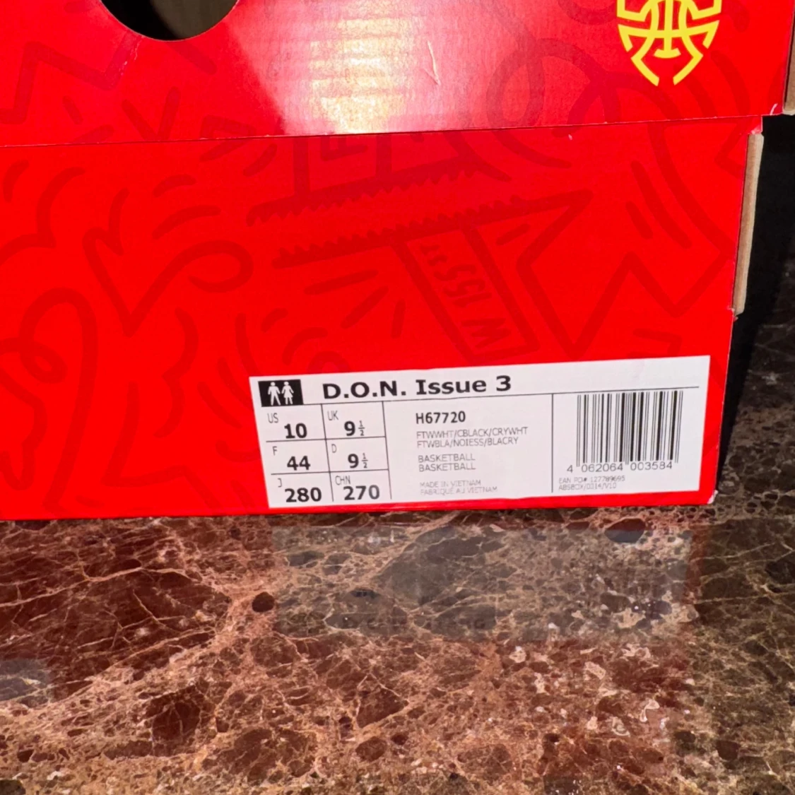 Adidas D.O.N. Issue 3 vita sneakers - 3