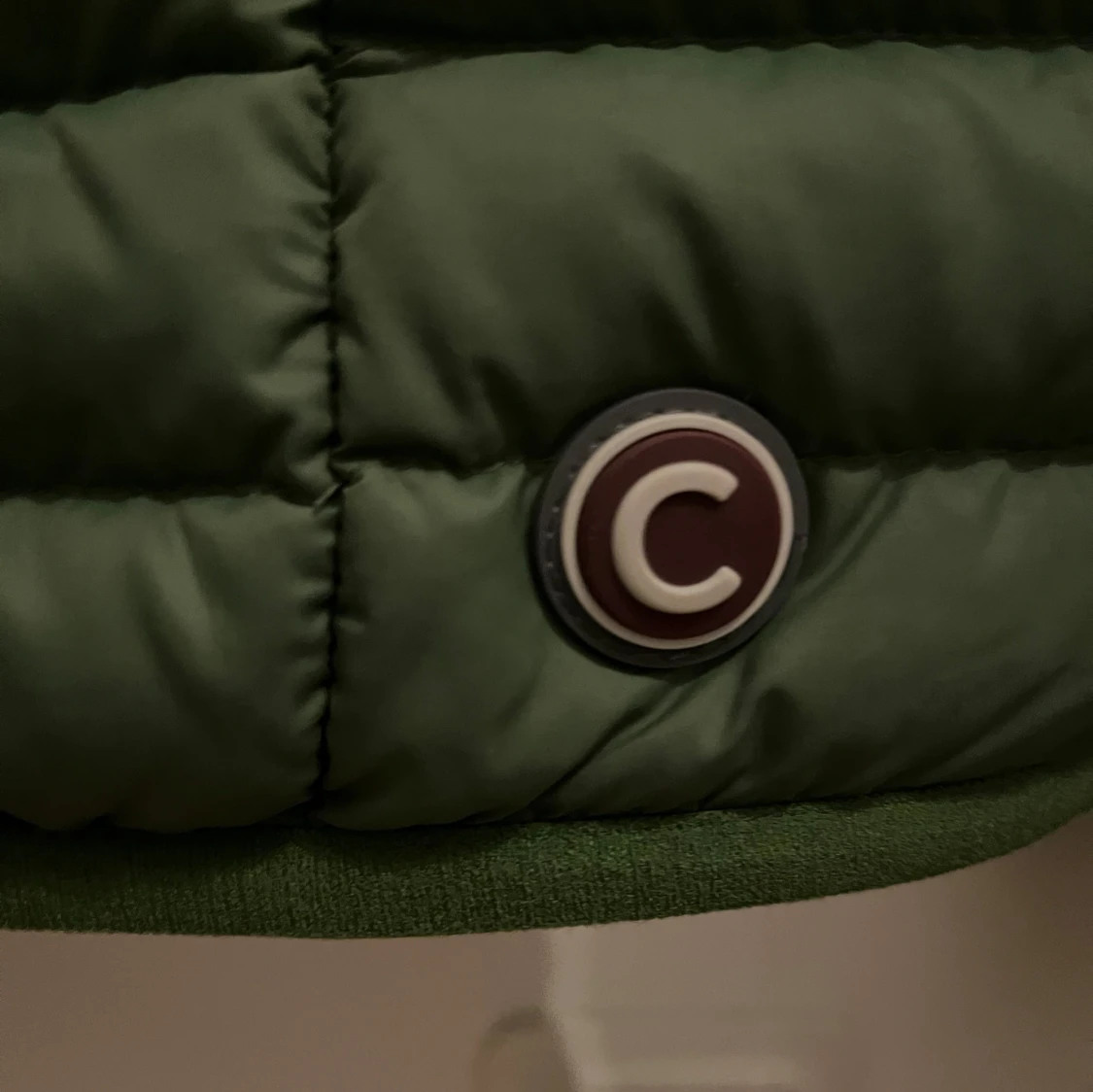 Grön Colmar pufferjacka med huva - 2