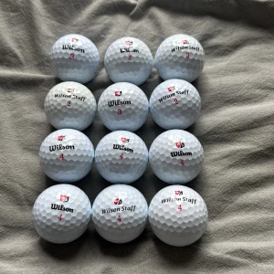 12 st Willson bollar - 12 st vita golfbollar 