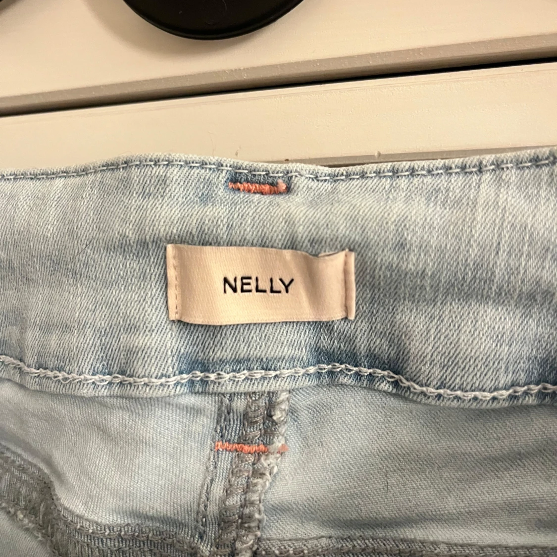 Ljusblå jeansshorts från Nelly - 2