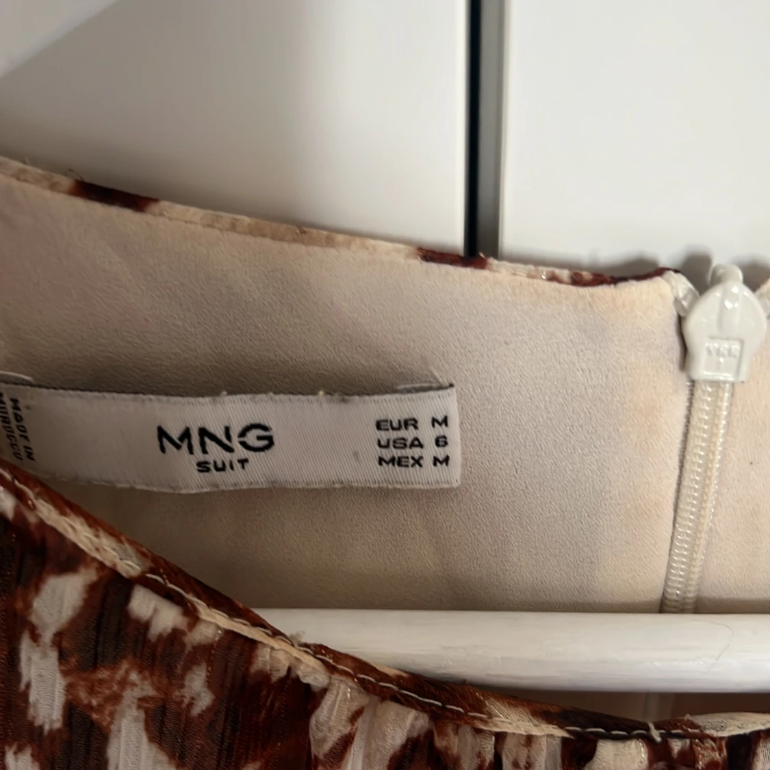 Brun leopardmönstrad klänning MNG - 2