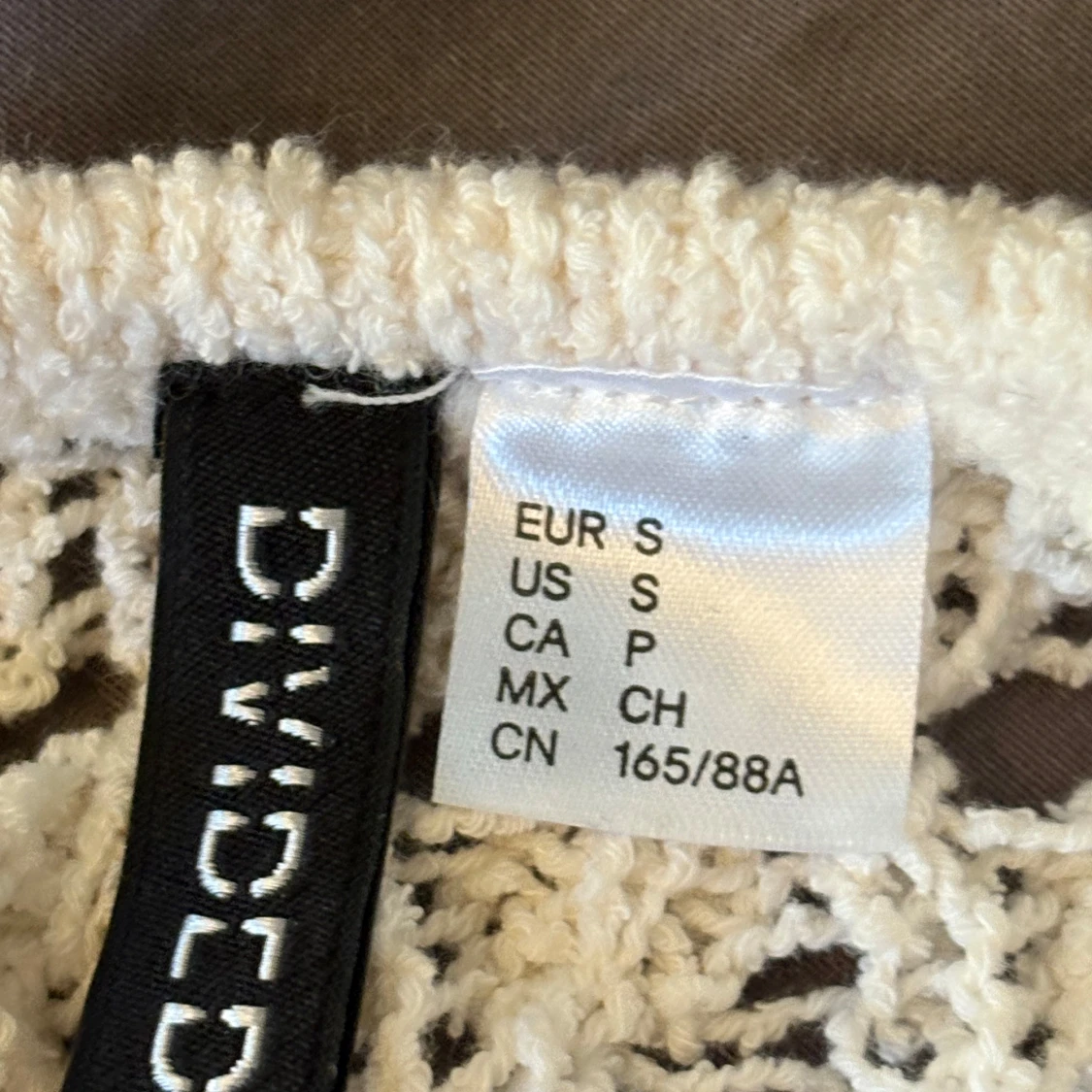 Vit gullig topp från HM - 1