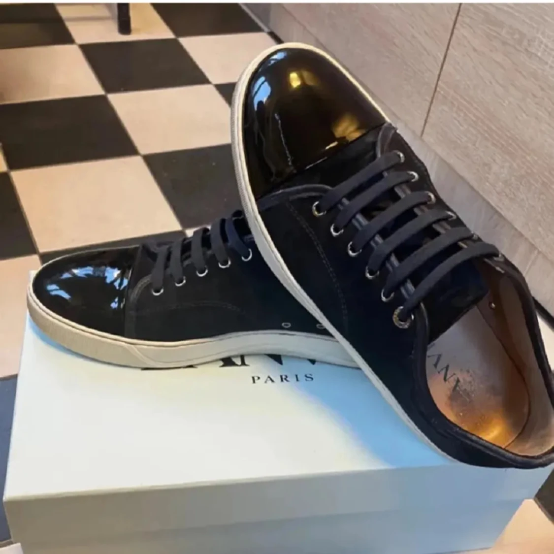 Svarta sneakers från Lanvin