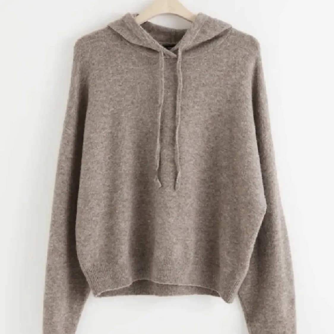 stickad hoodie - 1
