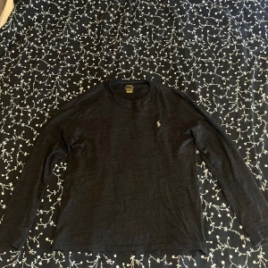 Svart tröja Polo Ralph Lauren - Säljer en fet svart tröja från Polo Ralph Lauren med lite gråa detaljer. Perfekt för våren. Dm för frågor.