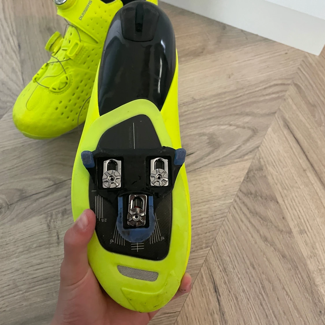 Neongula cykelskor Shimano S-Phyre xc901 - 2