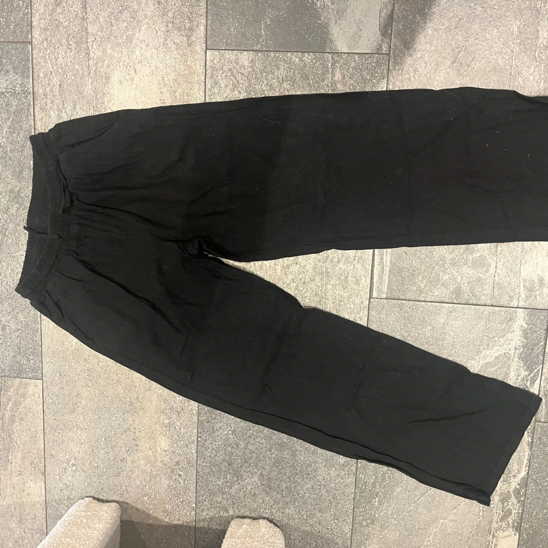 Svarta linnebyxor från Lindex