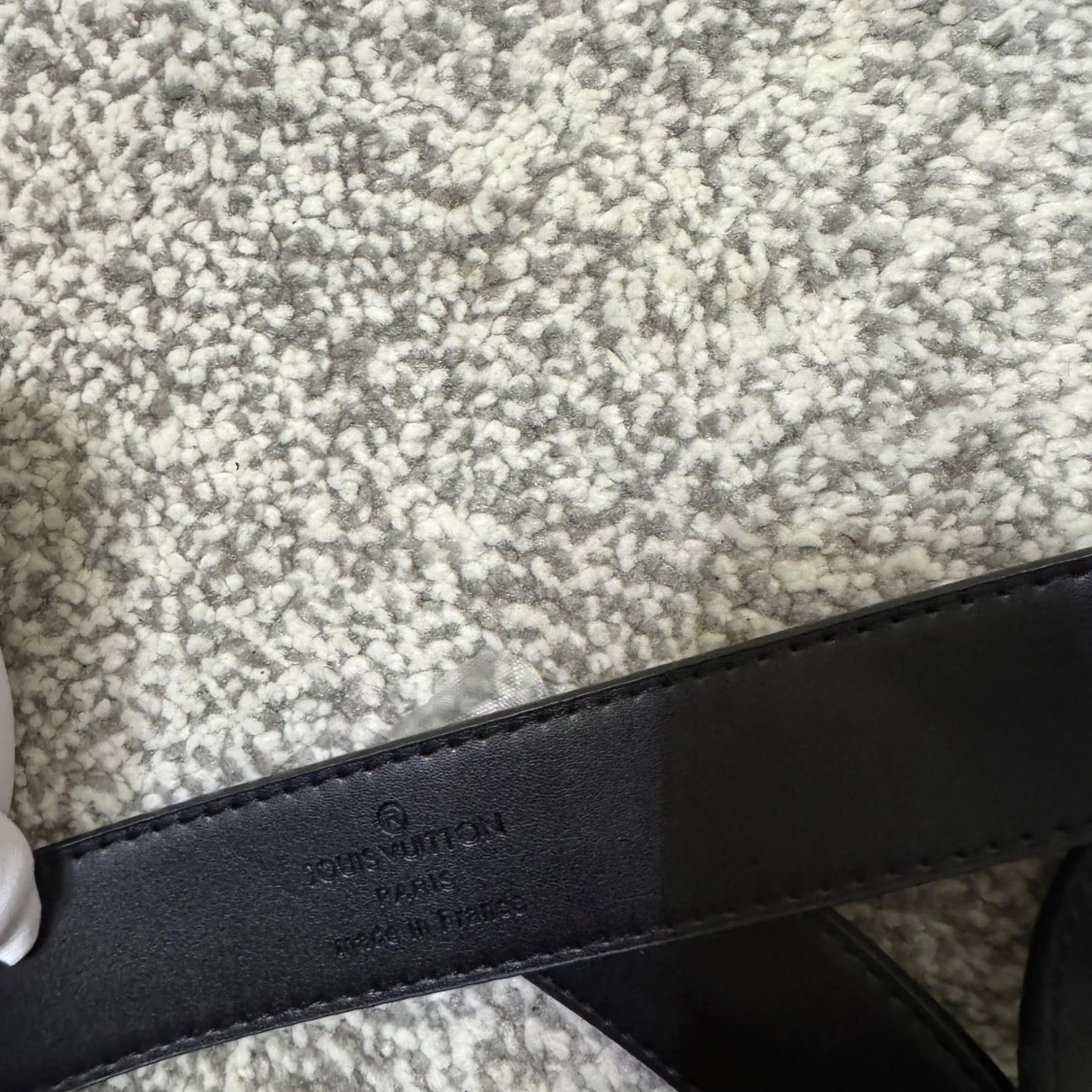 Svart L V bälte  - 2