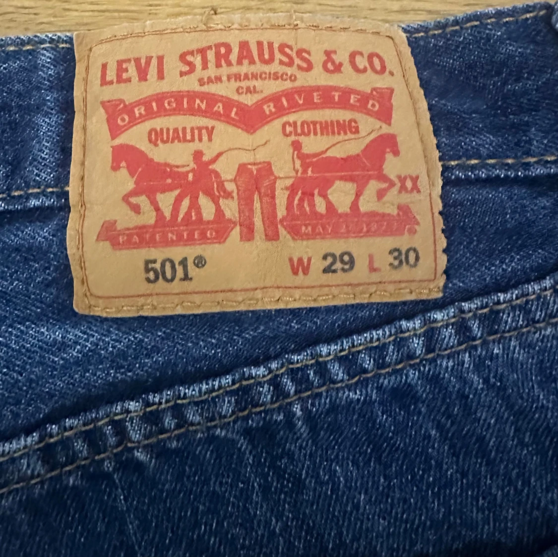 Levi's 501 blå jeans W29 L30 - 2