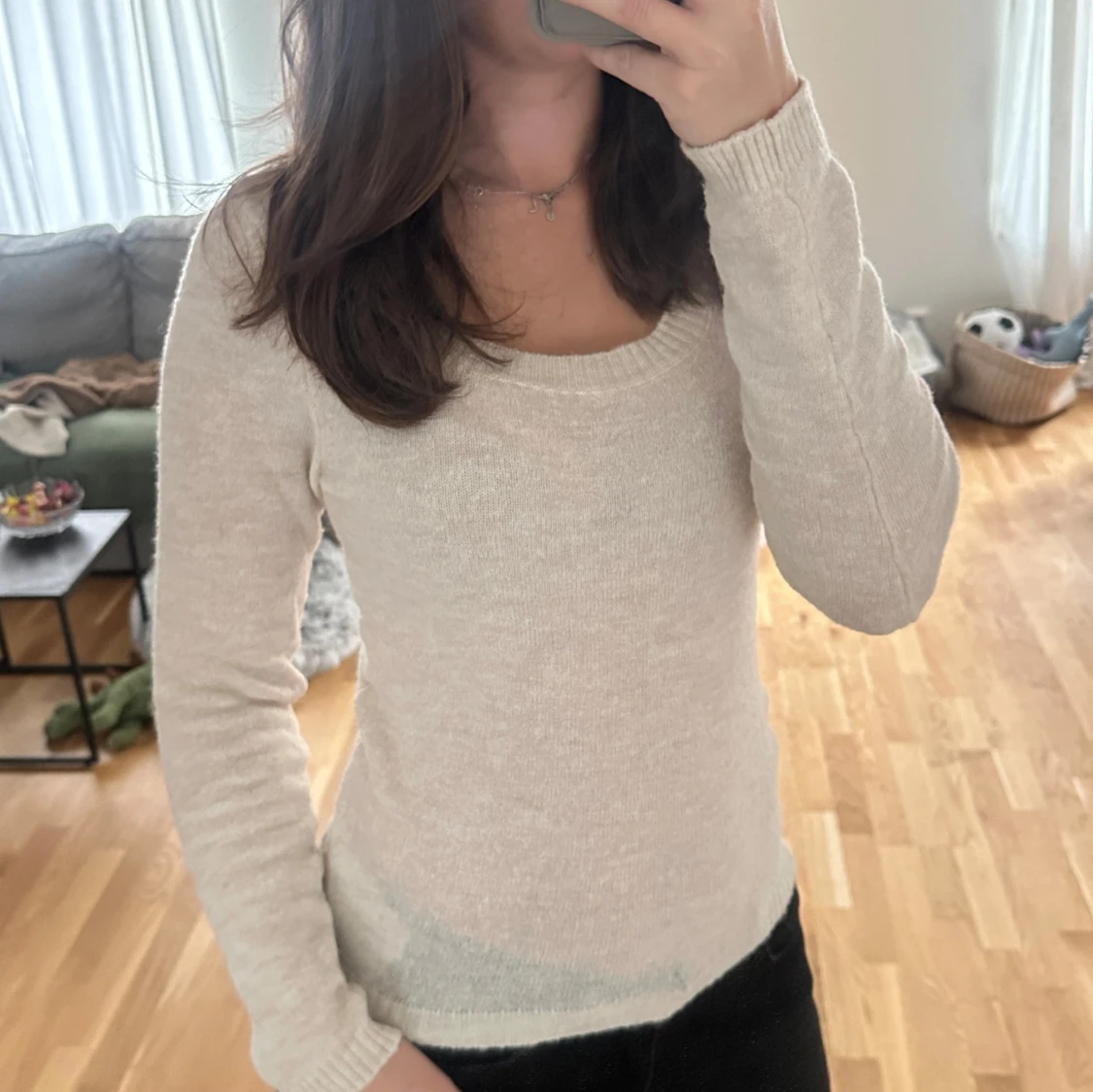 Tunn stickad tröja - 2